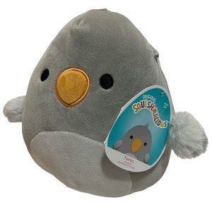 NWT Squishmallows Ferko Shoebill gray & orange. 8 inches